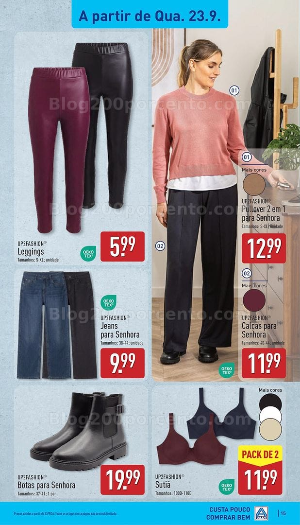Antevisão Folheto ALDI Bazar Promoções de 23 a 27 setembro
